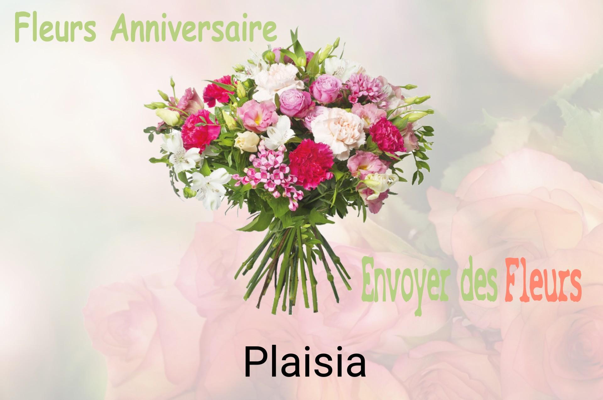 Bouquet de fleurs d’anniversaire livré à Plaisia